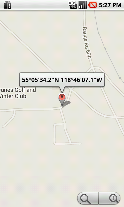 Android: Google Streetview Map of Current Coordinates