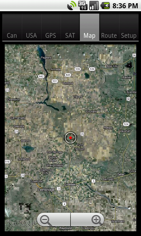 Android: Map Zoom Bar